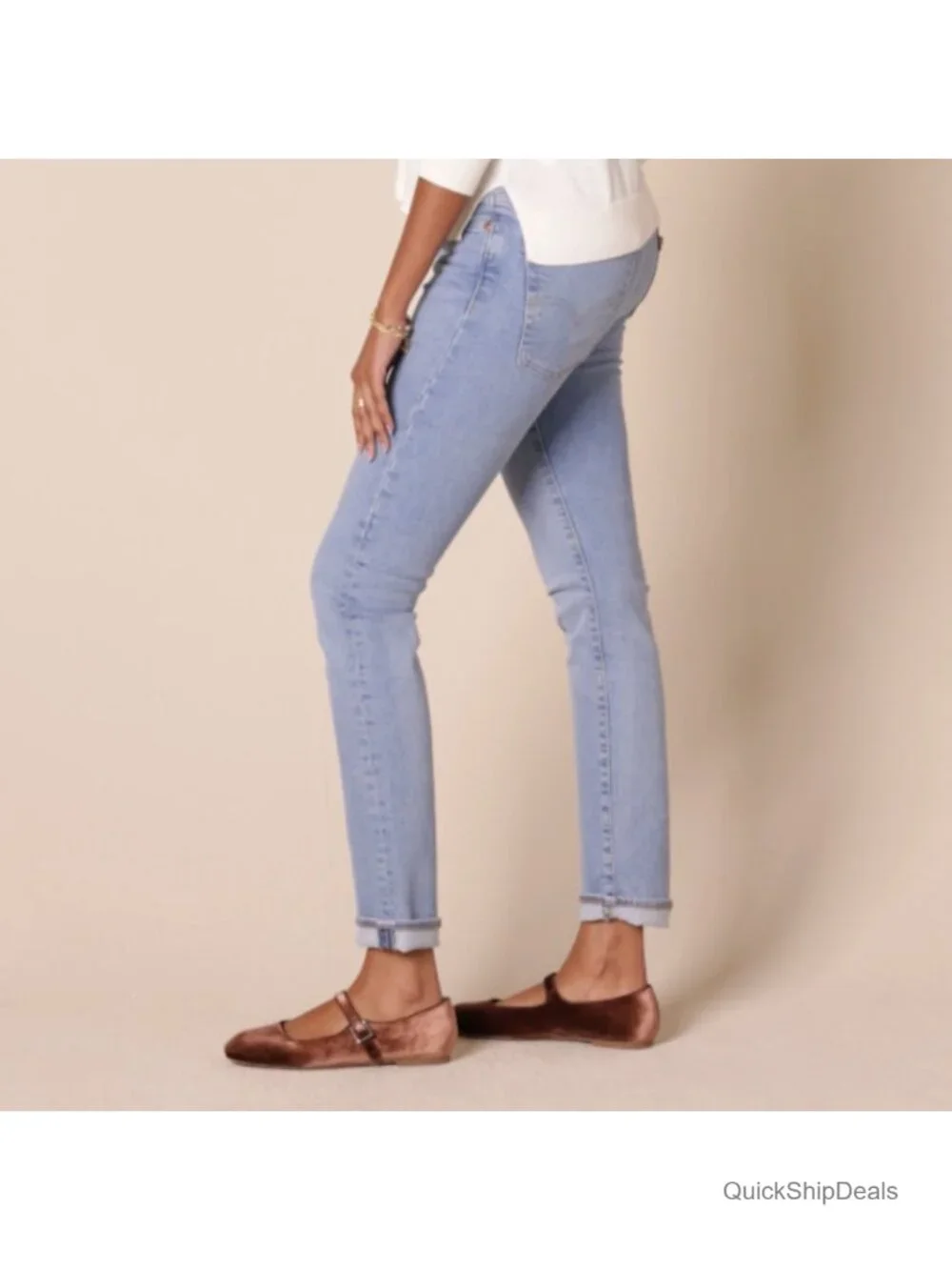 Women's Velvet Mary Jane Ballet Flats with Buckle Strap